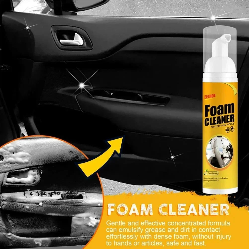 Multi-Purpose Foam Cleaner Spray – Car Interior & Home Cleaning Agent for Deep Stain Removal