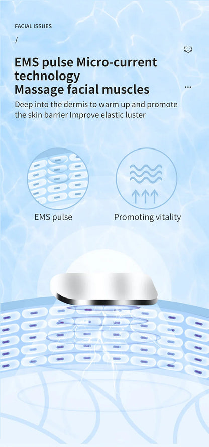 EMS Face Lifting Massager – Anti-Wrinkle, Firming V-Face Lift Microcurrent Device for Double Chin Skin Care