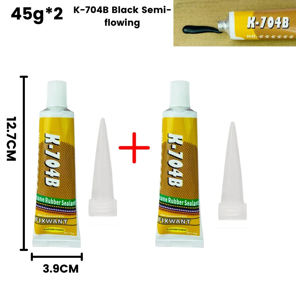 K-703/704/705/706 RTV Silicone Adhesive - 45g Industrial Rubber Sealant for Electronics & Components