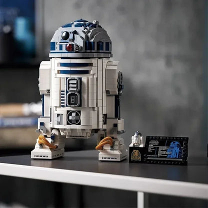 MINISO 75308 Robot Star Space Union R2D2 Model – 2314PCS Building Block Set for Boys Birthday Gifts