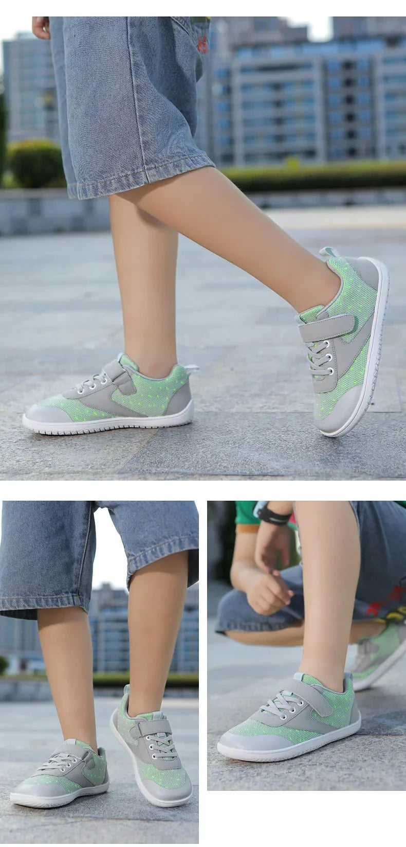 Wide Barefoot Shoes for Little & Big Kids – Boys & Girls Minimalist Sneakers, Lightweight Non-Slip Walking & Skate Flats