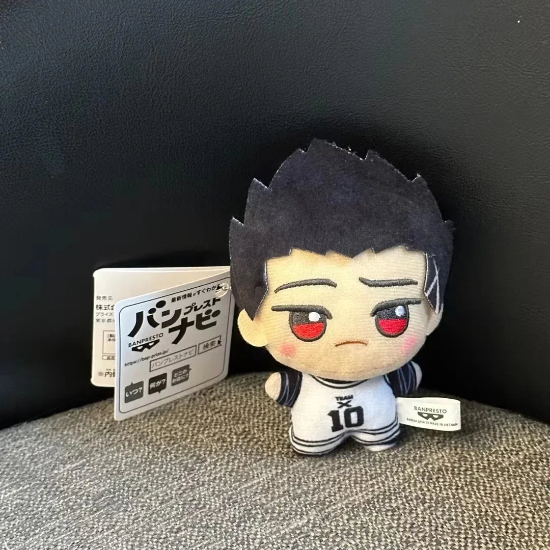 Mini Blue Lock Nagi Plush Keychain – Cute Anime Backpack Charm & Stuffed Doll Gift