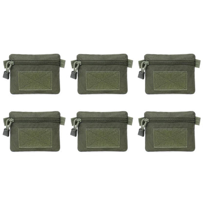 Outdoor Waterproof EDC Molle Wallet — Portable Travel Zipper Waist Pouch for Camping, Hiking & Hunting