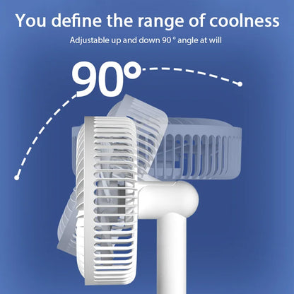 USB Small Electric Desktop Fan – Portable High-Wind Cooling Fan for Home, Dorm, and Office, Table Air Circulator and Air Cooler