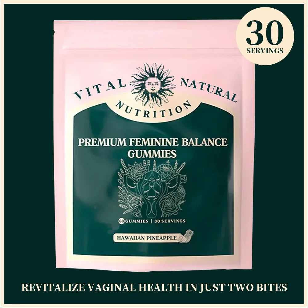 Vital Source Feminine Balance Gummies — Hawaiian Pineapple Flavor Women’s Wellness Supplement