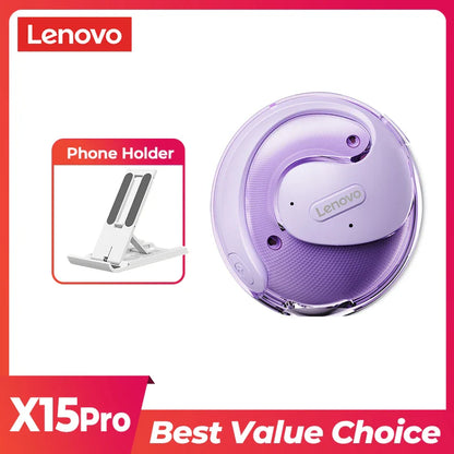 2024 ERAZER X15 Pro Bluetooth 5.4 Earphones – Wireless TWS Earbuds with Open Ear Hooks, Mic & Phone Call Support