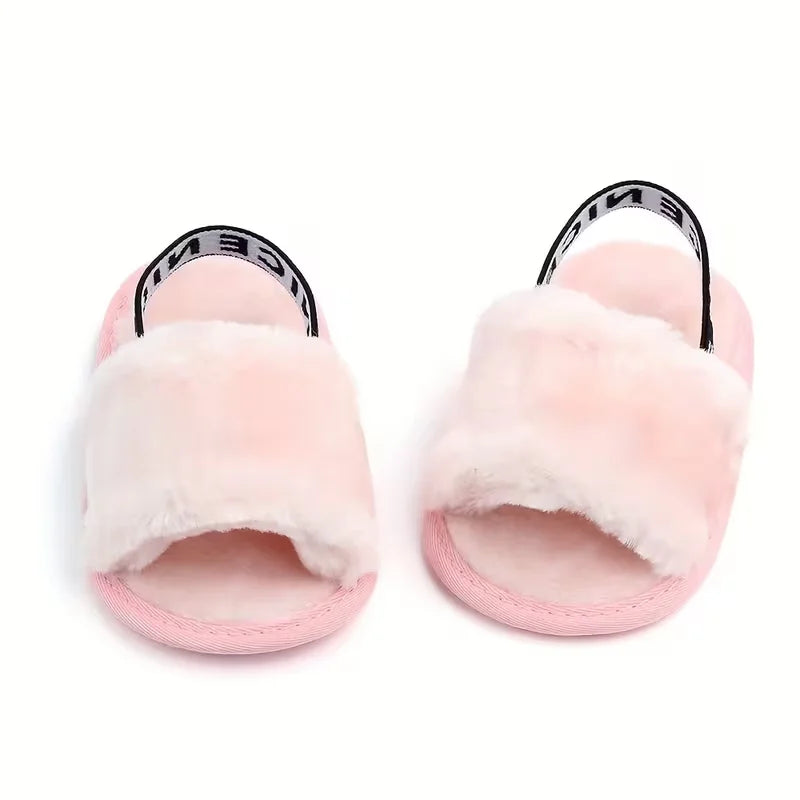 Baby Girls’ Pink Walking Shoes - Comfortable First Shoes for 0–12 Months, Spring & Autumn Footwear