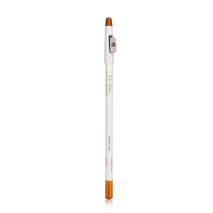 White Barber Beard Pencil & Edge Hairline Razor – Precision Hairline Shaping Pen with Sharpener for Beard & Hair Contouring Makeup Tool