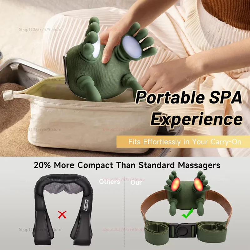 Trapezius Cervical Neck & Shoulder Massager – Kneading Neck Pain Relief and Neck Protection Device