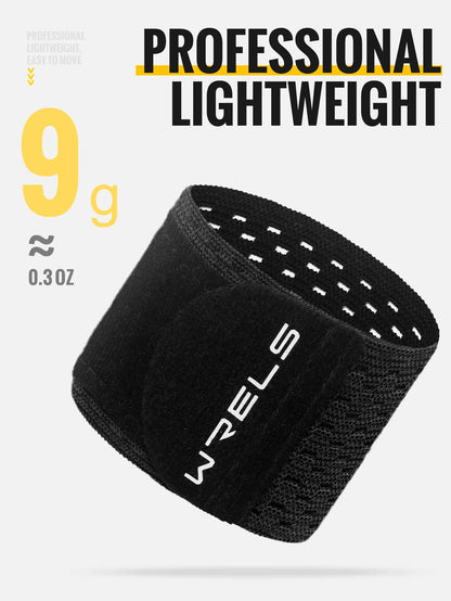 WRELS Adjustable Sports Wristband — Elastic Compression Wrist Wraps for Basketball, Weight Training, and Support