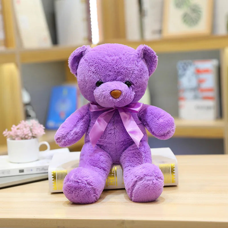 Cute Teddy Bear Plush Toy — Soft Stuffed Animal, Kawaii Cat & Baby Sleeping Plush for Kids, Girls, Home Decor & Gift