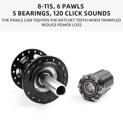 POLSO MH011 MTB Bike Hub – 32H/36H Mountain Hub for 8-12 Speed, 100x15mm & 142x12mm Disc Brake Bicycle