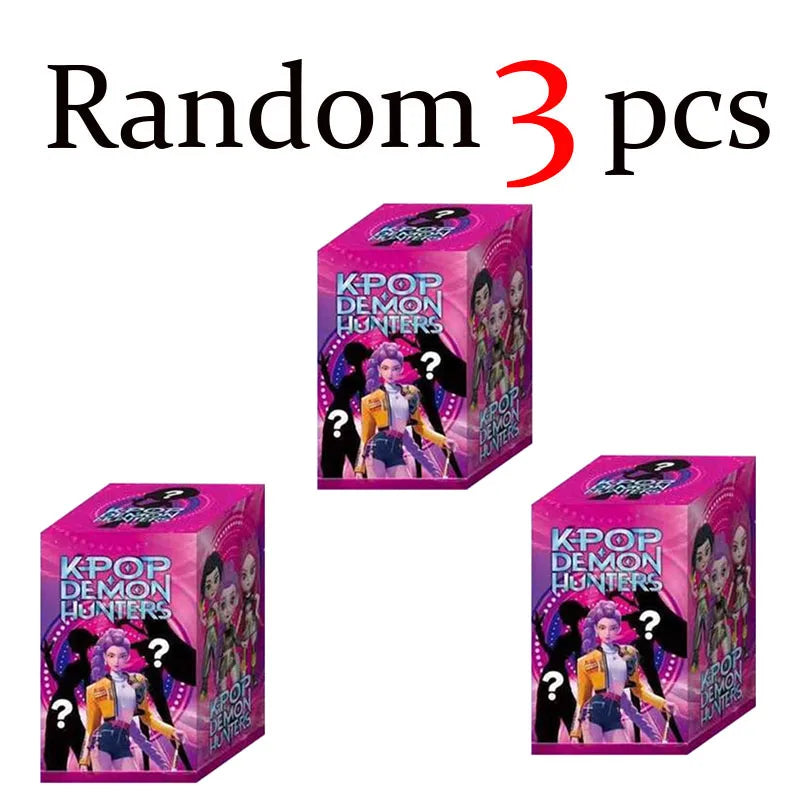 2025 KPop Devil Hunter Blind Box Vinyl Toy — Rumi Mira Zoi Anime Character Collectible Doll & Birthday Gift