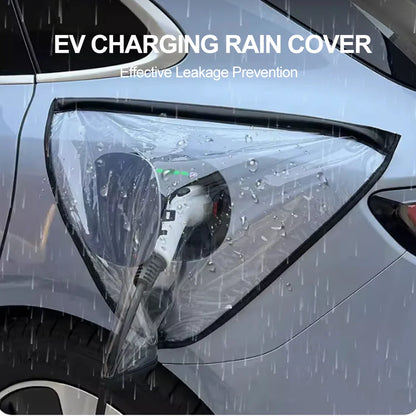 Electric Vehicle Charger Port Cover – Rainproof and Dustproof Outdoor Protection for Tesla Model 3/Y Sedan SUV Car Accessories