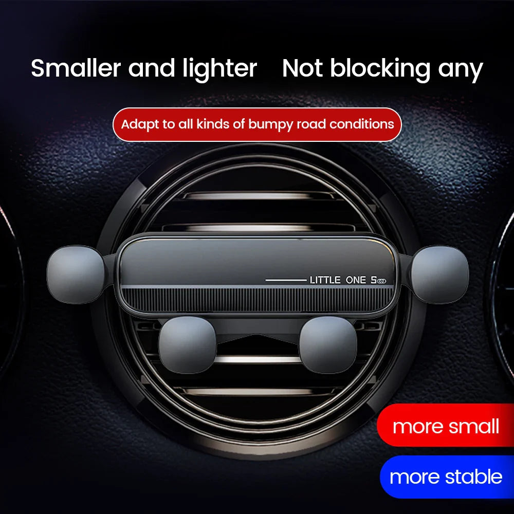 Gravity Car Phone Holder Air Vent Mount – Universal Mobile Support for iPhone 13/12 & Xiaomi GPS