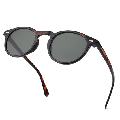 Small Round Sunglasses — Retro Classic UV400 Shades for Men & Women, Perfect for Travel, Shopping & Hiking