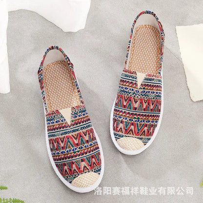 Women’s Summer Mesh Flat Shoes - Breathable Lightweight Slip-On Loafers & Casual Comfort Sneakers