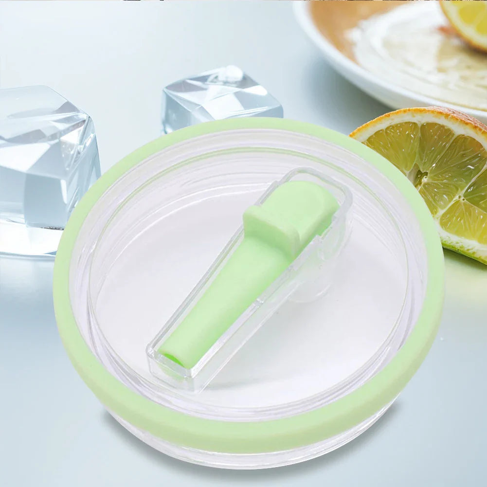 40oz Tumbler Flip Straw Lid – Spill-Proof, Reusable Replacement Cover for Stanley Cups