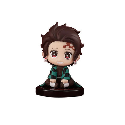 Q Posket Demon Slayer Figures – Mini PVC Dolls, Kimetsu no Yaiba Desktop Decoration, 5/10/15pcs Sets