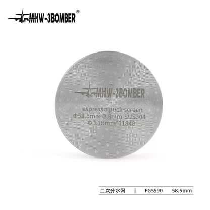 Reusable Coffee Filter Screen – 51/53/58mm Heat Resistant Mesh for Portafilter, Barista Espresso Puck Screen