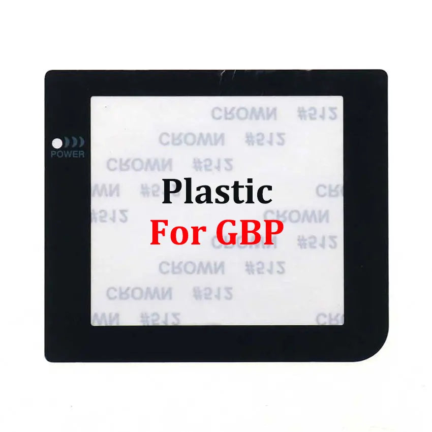 JCD Screen Lens Cover Protector for Game Boy Series | Plastic Glass with Adhesive for GB, GBA SP, GBC