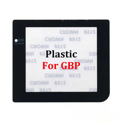 JCD Screen Lens Cover Protector for Game Boy Series | Plastic Glass with Adhesive for GB, GBA SP, GBC