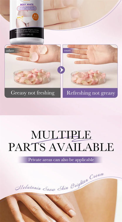 Whitening Cream for Private Parts – Underarm, Inner Thigh & Knee Brightening Serum