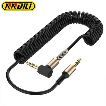 3.5mm Male-to-Male Audio Aux Cable — For Samsung Car Headphone & Speaker Wire