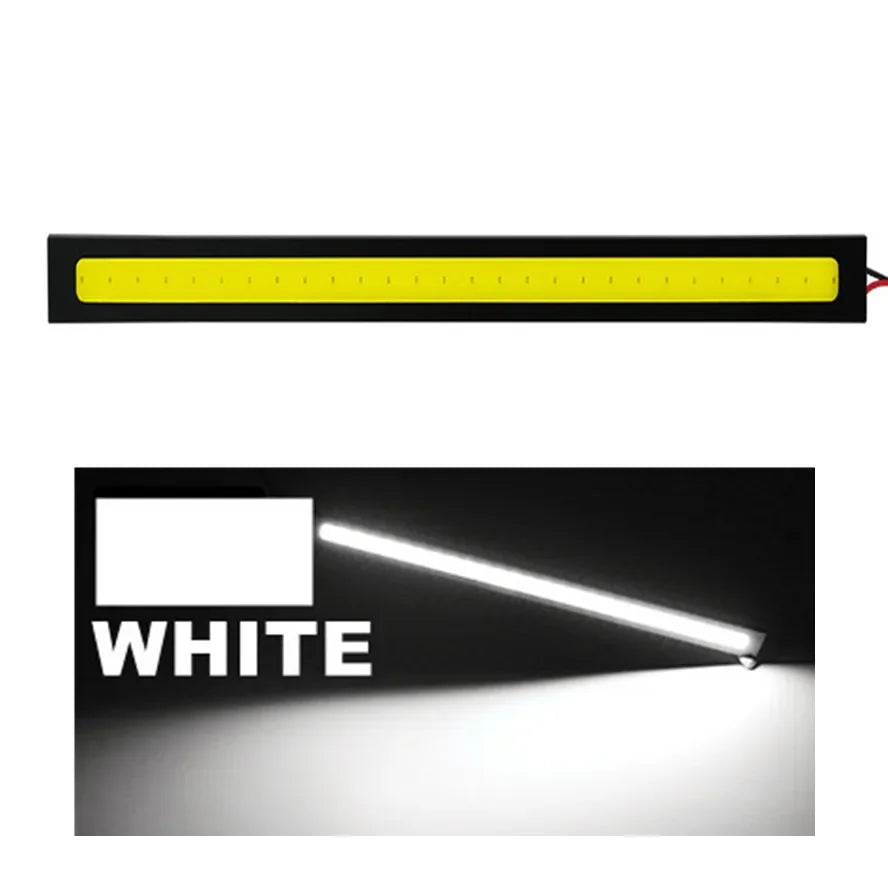 10-Piece Super Bright LED COB Fog & DRL Lights – 17cm Waterproof 12V 6500K Car Interior & Exterior Styling Bar Lamp