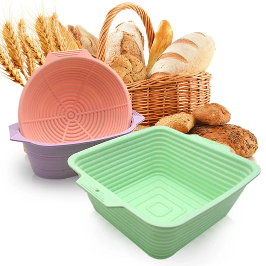 Collapsible Silicone Bread Proofing Basket – Non-Stick Fermentation Basket for Sourdough and Various Bread Baking