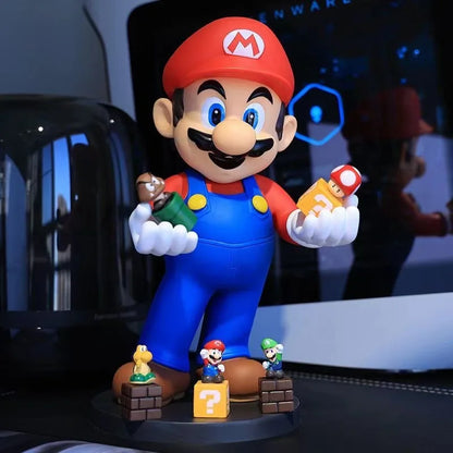 Super Mario 31cm Figure — Phone & Remote Control Support Holder Toy for Kids
