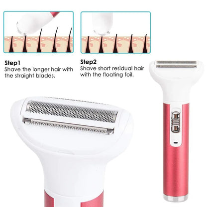 Electric Female Shaver – All-in-One Intimate Care for Armpit & Pubic Hair Trimming and Shaving