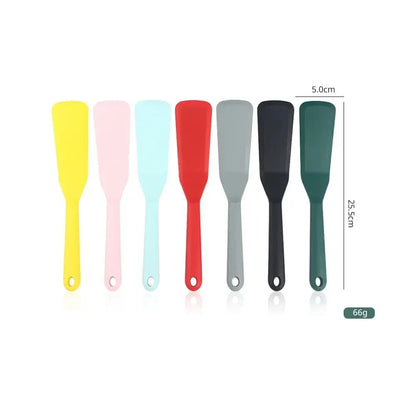 7-Color Silicone Non-Stick Frying Spatula – Heat Resistant Kitchen Turner for Pancakes, Eggs & Steak, Baking & Cooking Tool Set