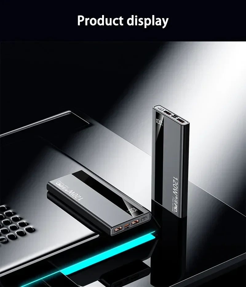 Xiaomi 500000mAh High-Capacity Power Bank — 120W Super Fast Charging Portable Battery Charger for iPhone, Samsung, Huawei
