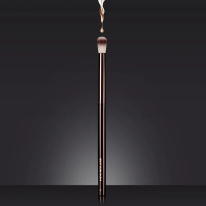 HG Pro Retractable Foundation Makeup Brush – Powder, Contour, Blusher & Highlight with Metal Handle
