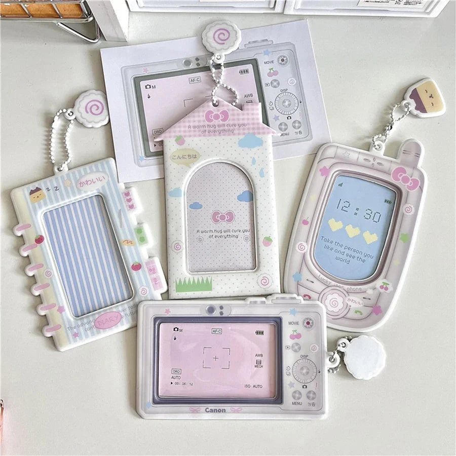 Cute Camera Phone Card Holder - Protective Idol Photocard Sleeve & Collectible Gift