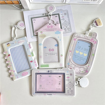 Cute Camera Phone Card Holder - Protective Idol Photocard Sleeve & Collectible Gift