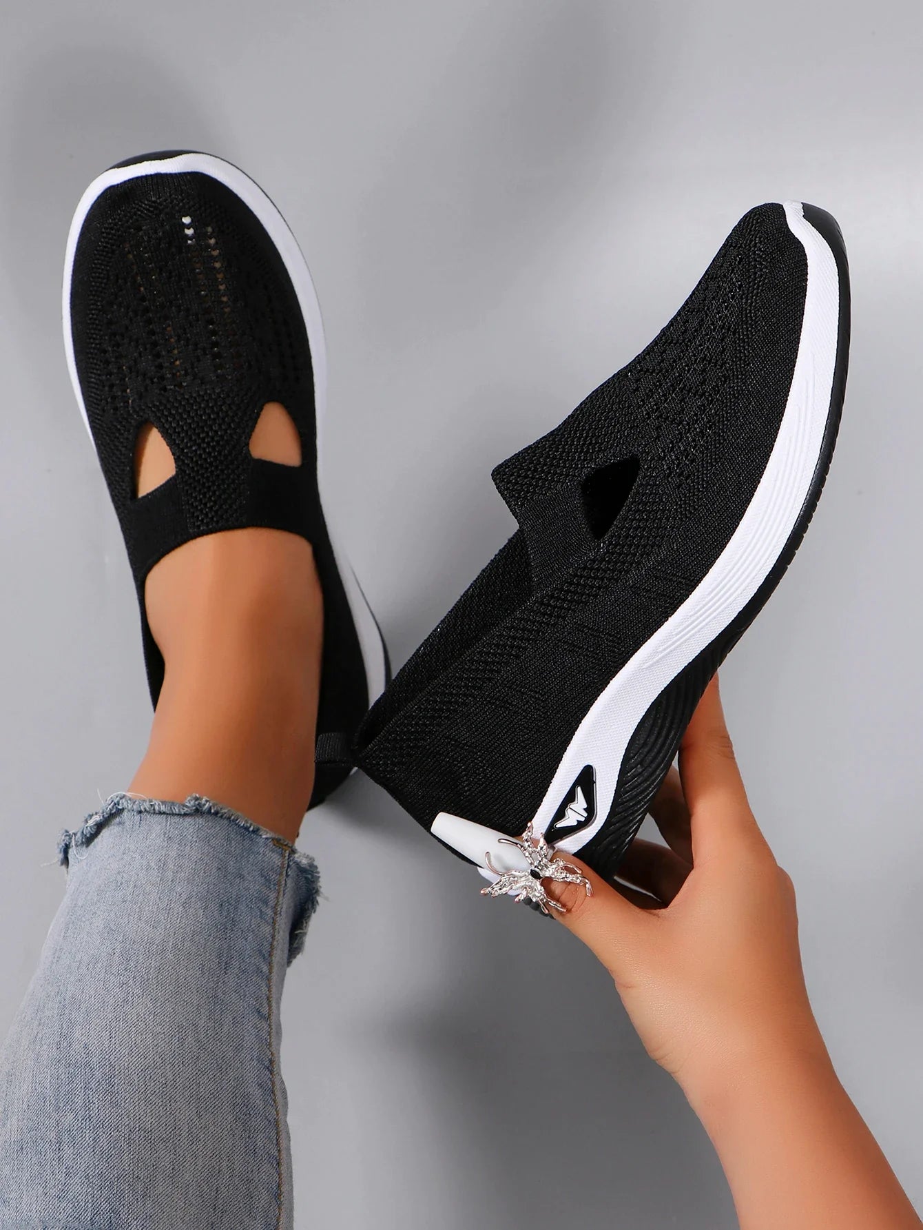 Spring Women's Sports Shoes – Breathable, Lightweight, Non-Slip, Wear-Resistant Casual Sneakers