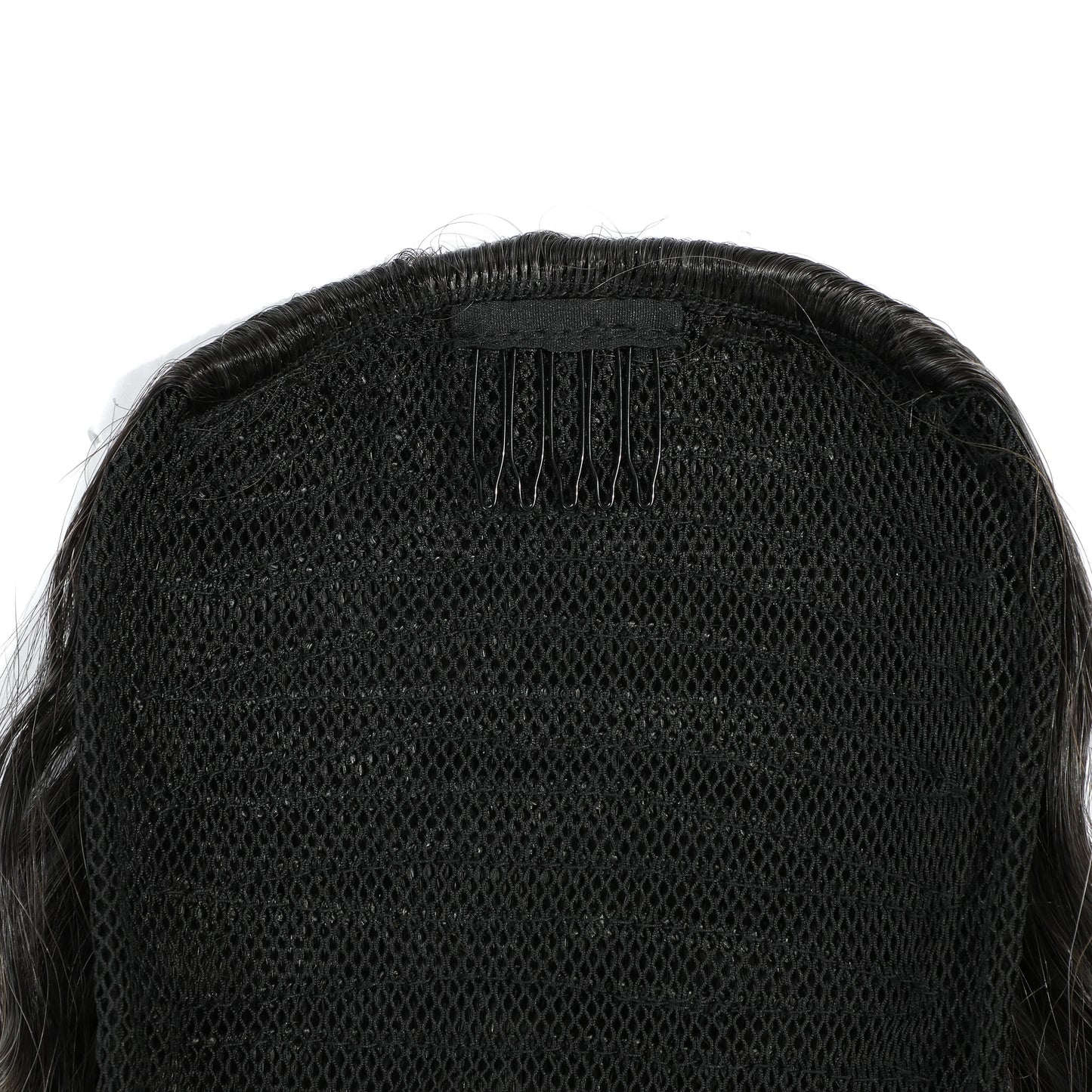 Gladys Water Wave Ponytail: Heat-Resistant Synthetic Fiber Curly Drawstring Hair Extension - Perfect for Black Women