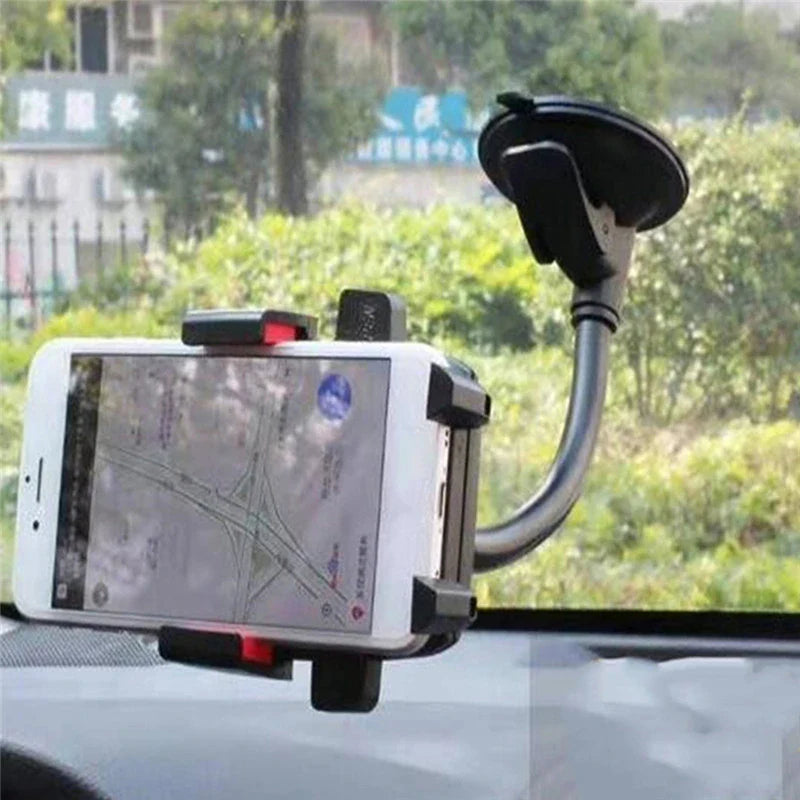 2024 Car Phone Navigation Holder – Convenient Handlebar Rearview Mount Clip Bracket for Mobile Phones