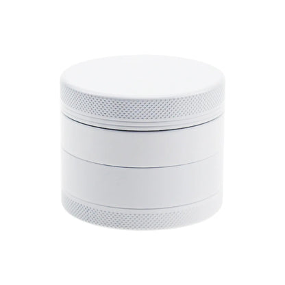 White Ceramic Coating Spice Grinder – 4-Layer 63mm (2.5") Nonstick Metal Herb Grinder