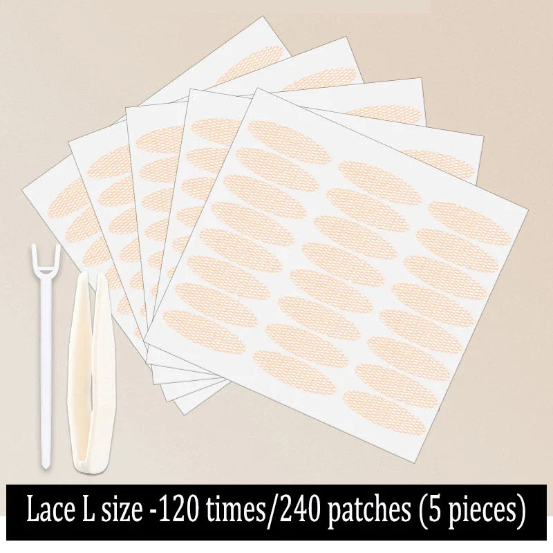 240PCS Invisible Eyelid Tape Stickers – Double Eyelid Lifting Patches for Drooping Eyelids MB310