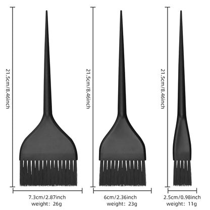 Arc-Shaped Dye Hair Brush – Non-Slip Salon Color Cream Applicator & Hair Coloring Dust Styling Accessory
