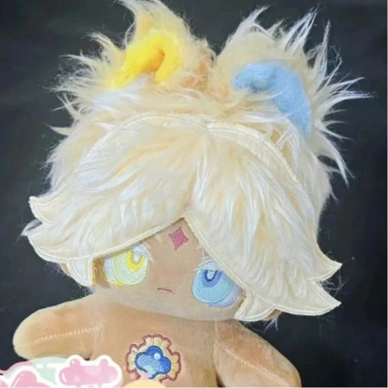 Pure Vanilla Cookie Plush Doll 20cm – Dress-Up Cotton Stuffed Toy from Cookie Run: Kingdom, Cosplay Gift for Kids