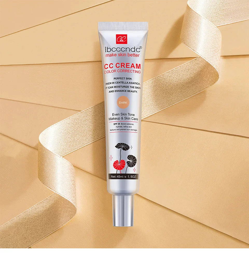 CC Cream Concealer – Full Coverage Liquid Foundation, Waterproof & Long-Lasting Korean Makeup