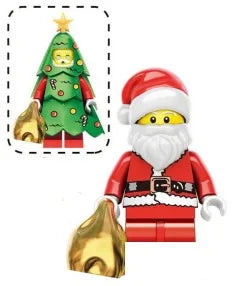 Christmas Building Blocks Toy Set – Santa Claus & Reindeer Action Figures Gift
