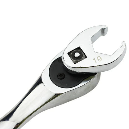 10pcs 3/8" Drive Crowfoot Wrench Set — 10-22mm Metric Open-End Spanners for Torque Wrench