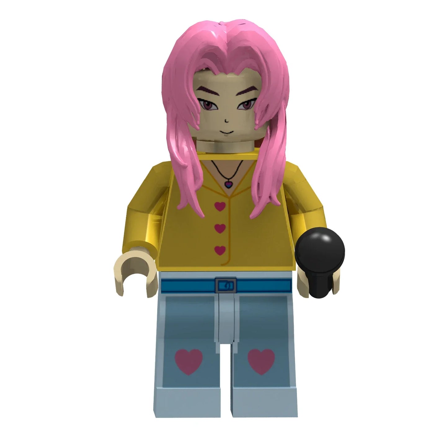KPOP Demon Hunters Cartoon Doll Building Blocks – Kawaii Mini Action Figure Head Assembly Toy, Educational Gift for Kids