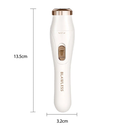 Electric Shaver for Women – Portable Painless Bikini, Facial & Body Trimmer for Underarms and Legs