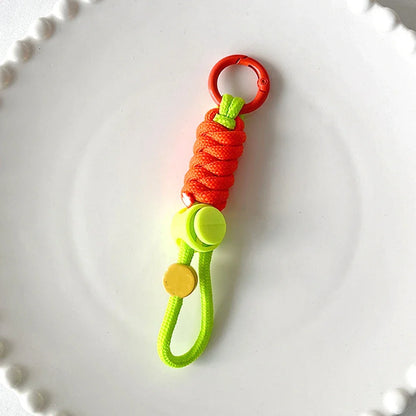 Fashion Braided Keyring Lanyard – Creative Anti-Lost Rope Strap for Keys, Phone Case & DIY Accessories